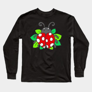 Ladybug Adoniskäfer cockchafer lucky ladybug luck Long Sleeve T-Shirt